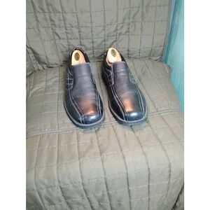 Docker brown leather slip-on